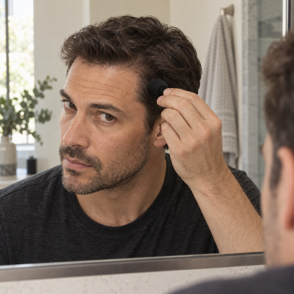 A daily hair routine